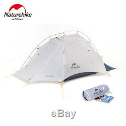 Naturehike 2 Men Camping Waterproof Dome Tent Ultralight 4 Season Outdoor Tent