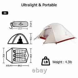 Naturehike Cloud up tent 1 2 3 man, Ultralight Camping 4 Season, Lightweight
