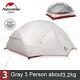 Naturehike Mongar Double Layer Tent 3 Season Lightweight Camping Tent for 3 Men