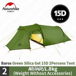 Naturehike Opalus Tunnel Tent Outdoor 2-3 Persons Camping Tent 20D Silicone Tent