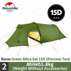 Naturehike Opalus Tunnel Tent Outdoor 2 Persons Camping Tent 20D Silicone