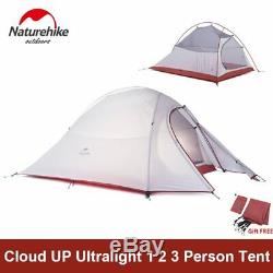 Naturehike Tent Camping Tent Ultralight 1 2 3 Person Man 4 Season Double Layers
