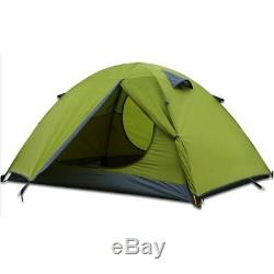 New Double Layer Outdoor Tents 2-3 Person/Man Camping Cabin Family Touring Tent