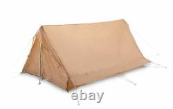 New French Army Issue Military Surplus Camping 2 Man F1 Pup TAN Tent Shelter