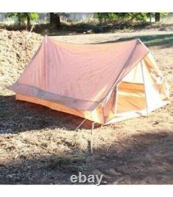 New French Army Issue Military Surplus Camping 2 Man F1 Pup TAN Tent Shelter