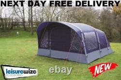 New Leisurewize Olympus 6 Berth Tent Six Man AIR Inflatable Tent Family Camping