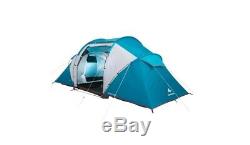 New Quechua Arpenaz 4.2 Durable Family Camping Waterproof Tent 4 Men Man 2 Rooms