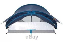 New! Quechua Waterproof Pop Up Camping Tent 2 Seconds XL AIR III, 3 Man