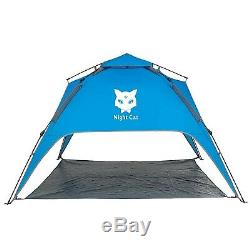 Night Cat Pop Up Tent 2 3 4 Man Camping Tent Waterproof Instant Automatic Eas