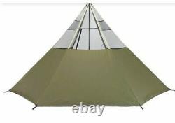 OZARK TRAIL 8 Man Tee Pee Tent, for Camping & Festival FREE DELIVERY