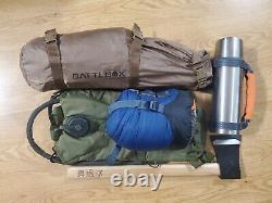 One Man Tent, camping bushcraft coldsteel axe, camp stove bundle