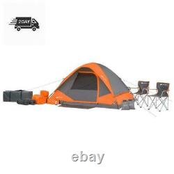 Outdoor 2 man Camping Tent 22-Piece Camping Tent Combo with Chair Hiking Sleeping