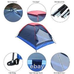 Outdoor Camping Pop Up Tent 2 Men Beach Hiking Travelling Fishing Sun Shelter