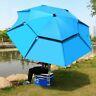 Outdoor Fishing Umbrella Fold Beach Camping 1.8-2m 360° Sun Protection Anti Uv