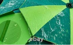 Outdoor Fishing Umbrella Fold Beach Camping 1.8-2m 360° Sun Protection Anti Uv