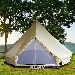 Outsunny 16 Large Portable 10 Man Hunting Fishing Camping Bell Tent