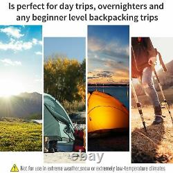 Outsunny 5 Man Camping Tent Family Friends Outdoor Shelter withRainfly 3 Rooms Bag