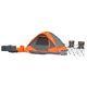 Ozark Trail 22-Piece Camping Combo 4 Man Tent 2 Sleeping Bags 2 Chairs Lantern