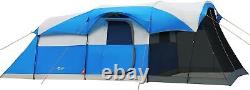 PORTAL 8 Person Family Camping Tent with Screen Porch Weather Resistant Tunne