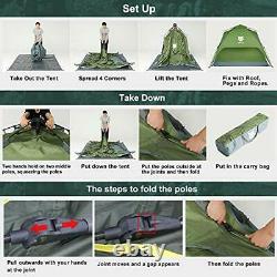 Pop Up Tent 3 4 Man Person Camping Tent Waterproof Instant Automatic