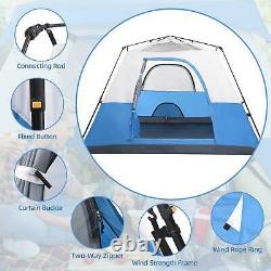Pop Up Tent Automatic 4-8 Man Person Family Tent Camping Festival Shelter Beach
