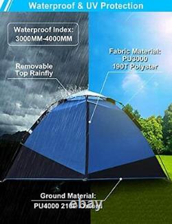 Pop Up Tent Instant Tent Camping Tents for 2 3 4 Person People Man Waterproof