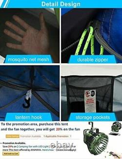 Pop Up Tent Instant Tent Camping Tents for 2 3 4 Person People Man Waterproof