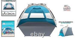 Portable Beach Tent with UPF 50+ UV Protection Easy Setup & Spacious Design