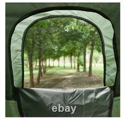 Portable Camping Cot Tent with Air Mattress, Sleeping Bag, and Pillow