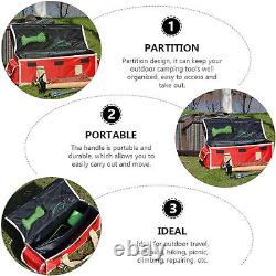 Portable Camping Tools With Partition Storage Bag Tent Hook Cookware Bag Hot
