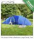 Pro Action Blue 6 Man 2 Room Family vis-a-vis Easy Pitch Camping Tent