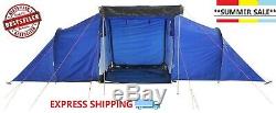ProAction 6 Man 2 Room Tent Waterproof Camping Family Hiking SALE