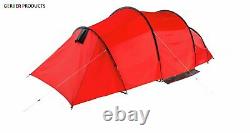 ProAction 6 Man 3 Room Tunnel Camping Tent Fishing Sports