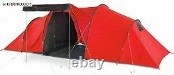 ProAction 6 Man 3 Room Tunnel Camping Tent Fishing Sports