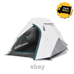 QUECHUA 2 Man Person Fresh & Black Waterproof CAMPING TENT SHELTER FESTIVAL DOME