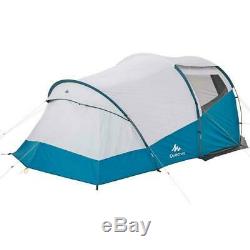 QUECHUA Arpenaz 4.1 Fresh & Black Family Camping Tent 4 Man Person