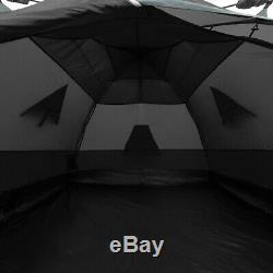 Qeedo Quick Maple 4 man Camping Dome Tent Black