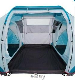 Quecha 4.2 Tent Four Man Two Sleeping Sections Large Living Area. Camping