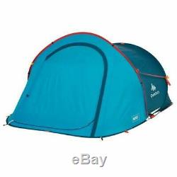 Quechua 2 Seconds Waterproof Pop Up Camping Tent Easy Assembly for 2 Man