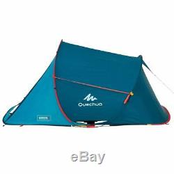 Quechua 2 Seconds Waterproof Pop Up Camping Tent Easy Assembly for 2 Man