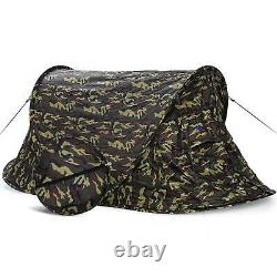 Quick Set New Automatic Camo Camouflage Tent Single 1 Man One Person Lightweight