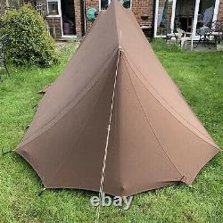 RACLET Vintage French two Man Camping Tent Ridge A Frame Canvas