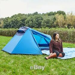SAFACUS 2 Man Waterproof Camping Tent, Lightweight Double layer Easy Set Up f
