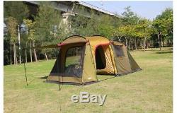 Six Man 6 Person Family Camping Tent Waterproof Tunnel Touring Car Road Trip Big