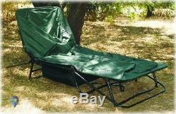 Solo Tent Cot Oversize 1 Man One Person Camp Military Hiking Fishing Hunting New