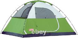 Sundome Camping Tent, 2/3/4/6 Person Dome Tent with Snag-Free Poles for Easy Set