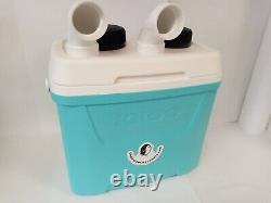 Swamp Cooler Portable Air Conditioner 28 qt Two USB Fans Burning Man Camp Tent