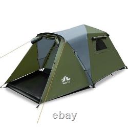 Tent Camping Waterproof 3 Man Instant Outdoor Cabin Hiking Family Shelter Canopy