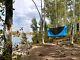 Tent Hammock 3pc hammock+fly+air mattress 1 man tent 6'x2' camping hanging tent