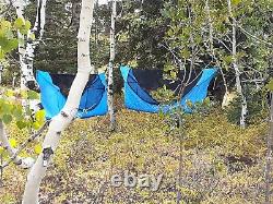 Tent Hammock 3pc hammock+fly+air mattress 1 man tent 6'x2' camping hanging tent